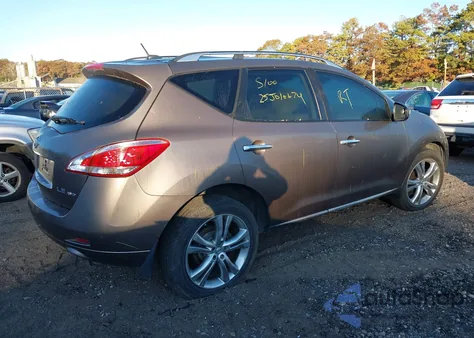 2011 Nissan Murano Le from USA, damaged, VIN JN8AZ1MW7BW158354